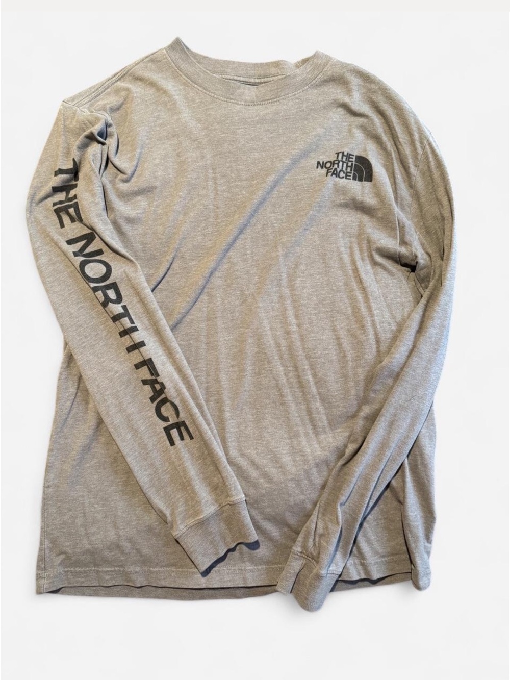 The North Face Men’s Long Sleeve Logo Tee - Heather Gray